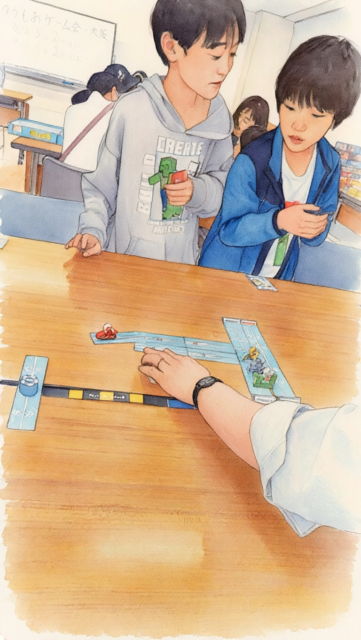 進める